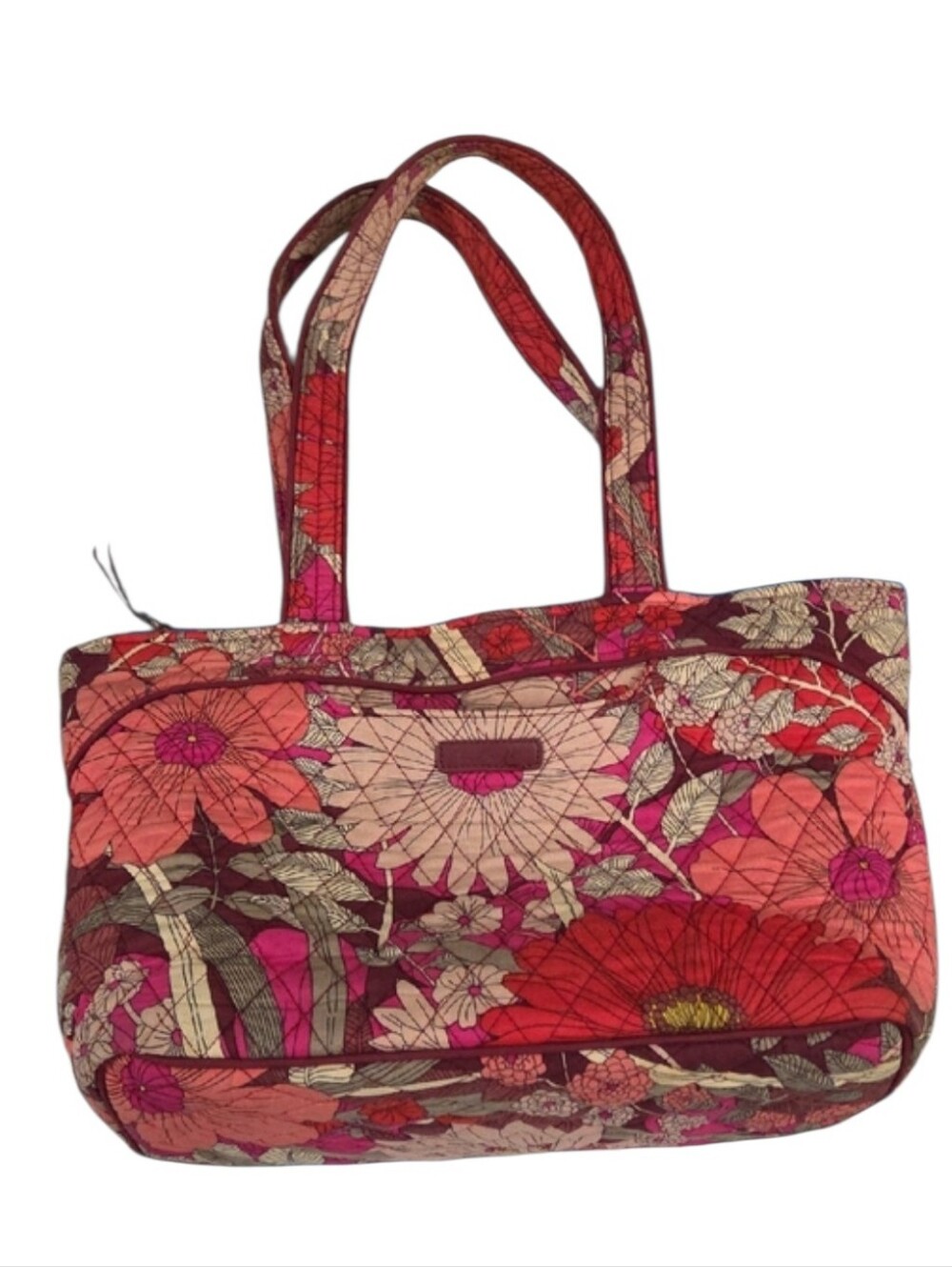 Retired Vera Bradley Bohemien Bloom Quilted Tote